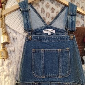 American Apparel Denim Overall Dress